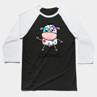 Funny cool cow Baseball T-Shirt